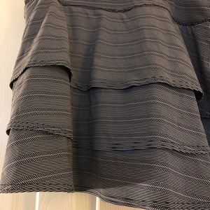 Blue/ white striped skort